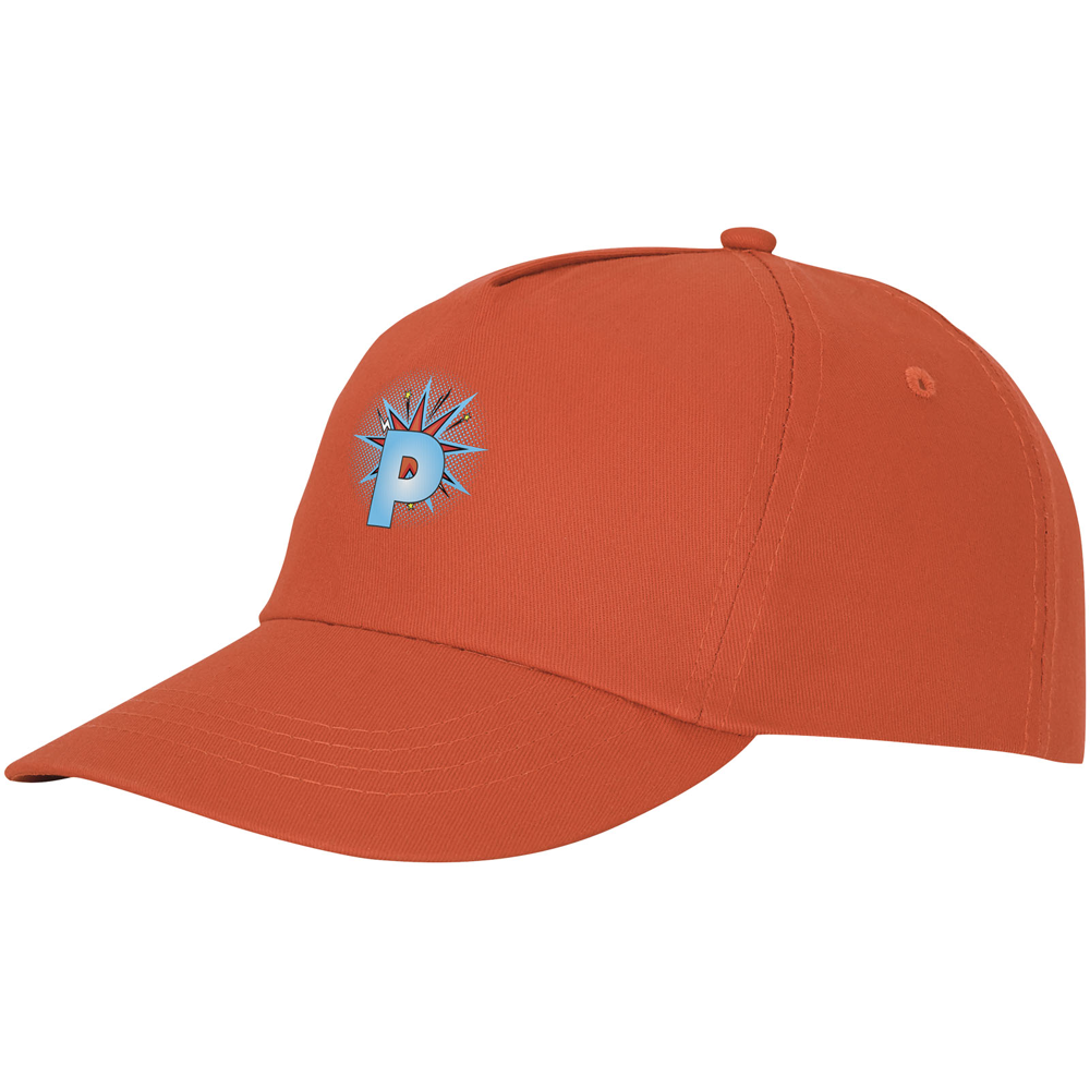 Feniks 175 g/m² cap med 5 paneler i farven Orange