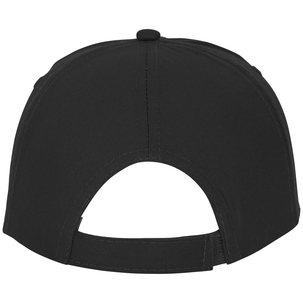 Feniks 175 g/m² cap med 5 paneler i farven Ensfarvet sort