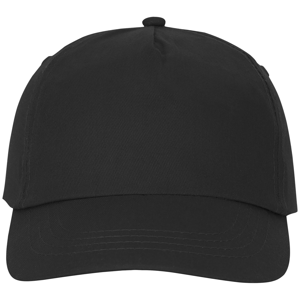 Feniks 175 g/m² cap med 5 paneler i farven Ensfarvet sort