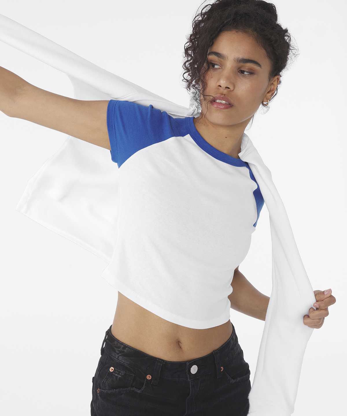Women’s micro rib raglan baby t-shirt
