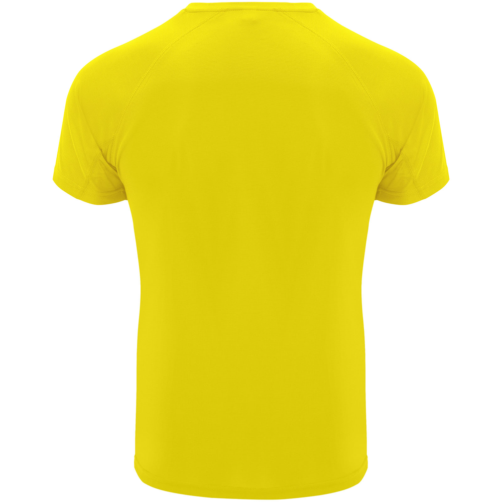 Bahrain 135 g/m² kortærmet sports t-shirt til børn i farven Gul