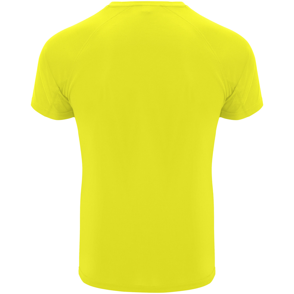 Bahrain 135 g/m² kortærmet sports t-shirt til børn i farven Fluorgul