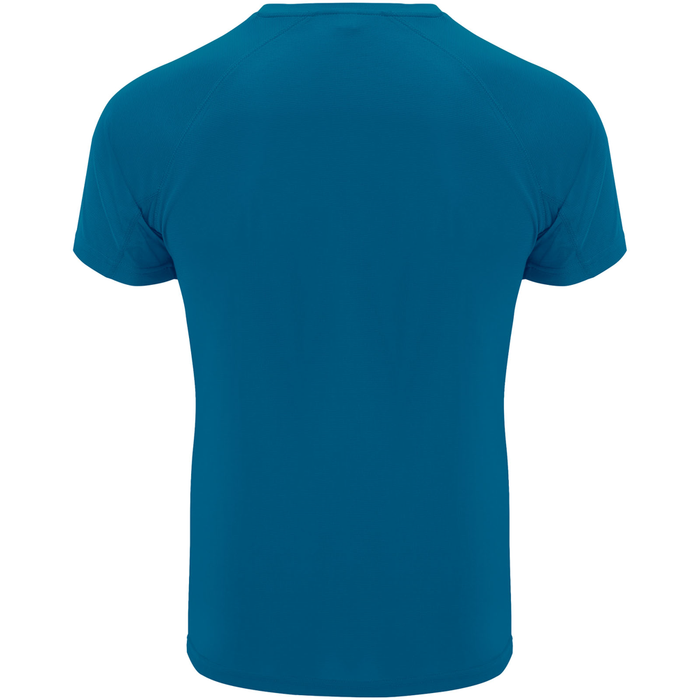 Bahrain 135 g/m² kortærmet sports t-shirt til børn i farven Måneskin blå