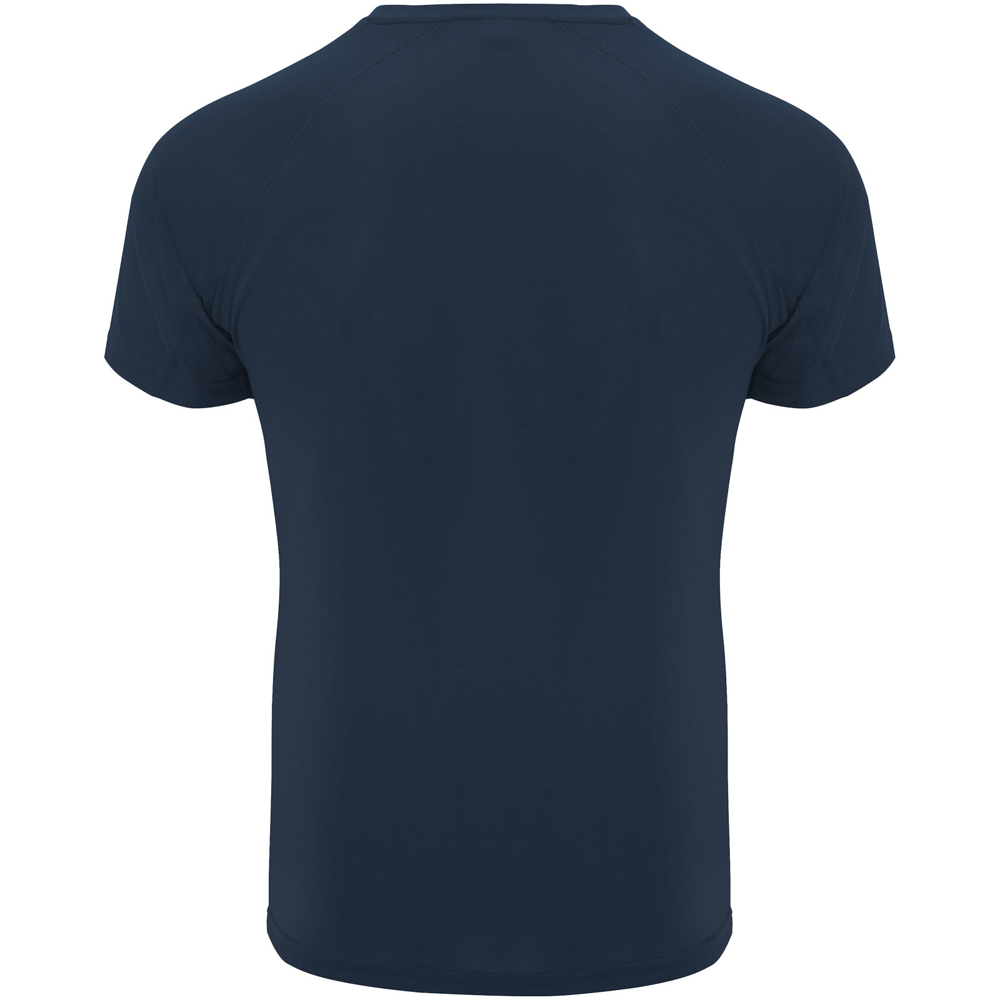 Bahrain 135 g/m² kortærmet sports t-shirt til børn i farven Marineblå
