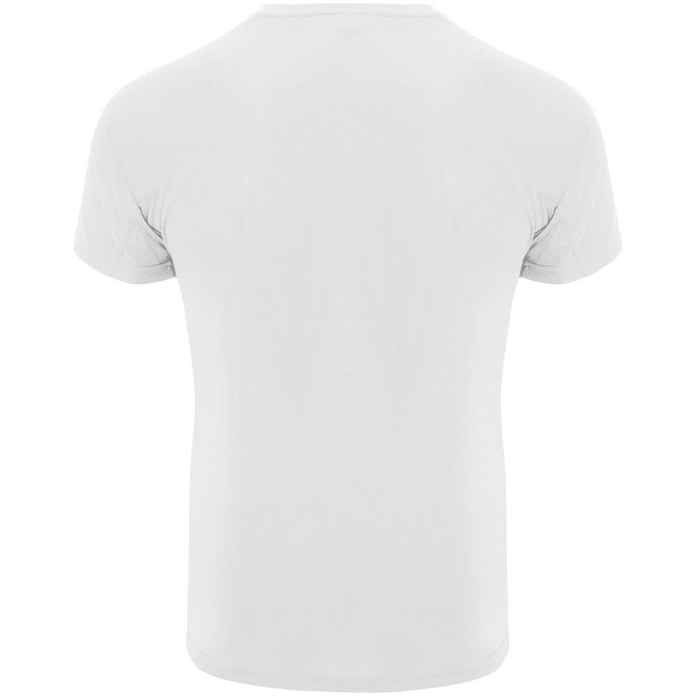 Bahrain 135 g/m² kortærmet sports t-shirt til børn i farven Hvid