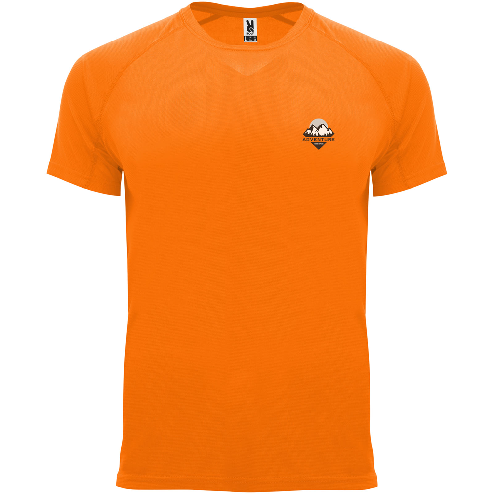 Bahrain 135 g/m² kortærmet sports t-shirt til børn i farven Fluor orange