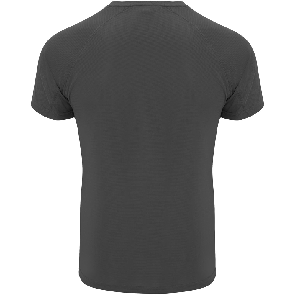 Bahrain 135 g/m² kortærmet sports t-shirt til børn i farven Mørk bly