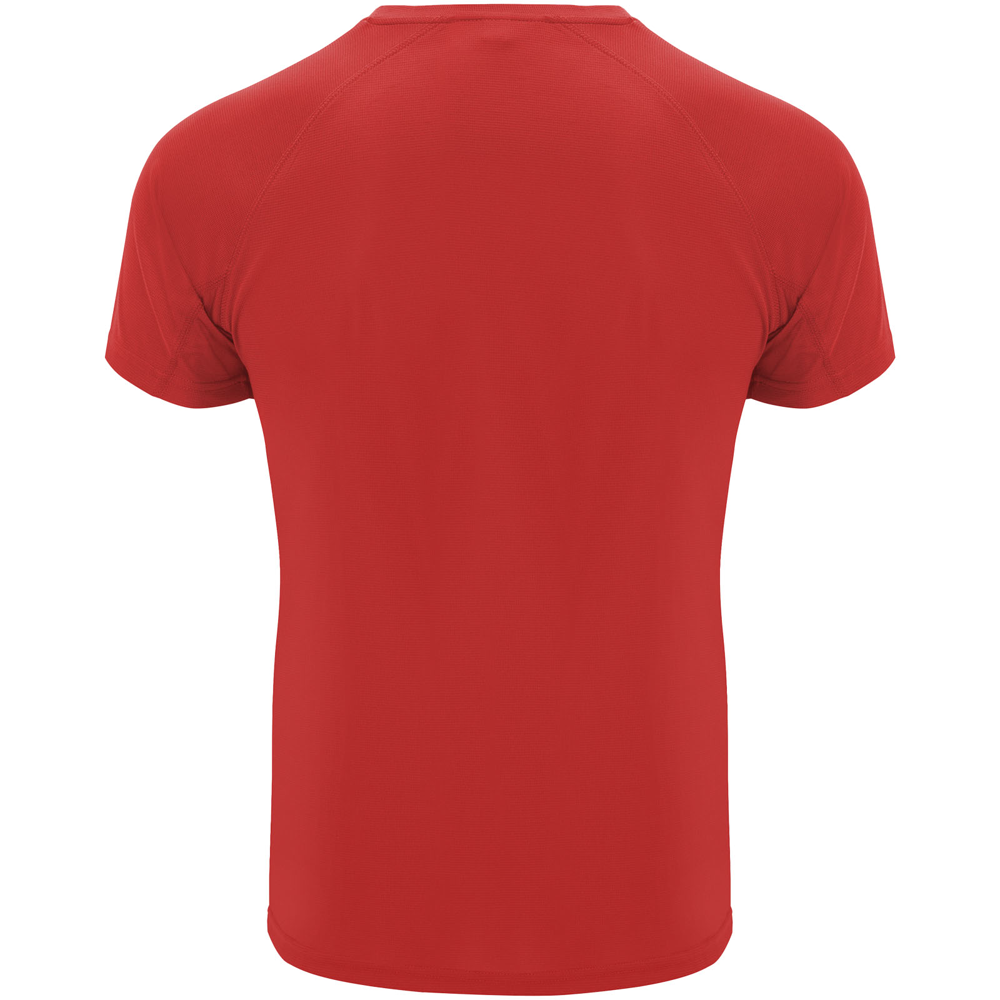 Bahrain 135 g/m² kortærmet sports t-shirt til børn i farven Rød