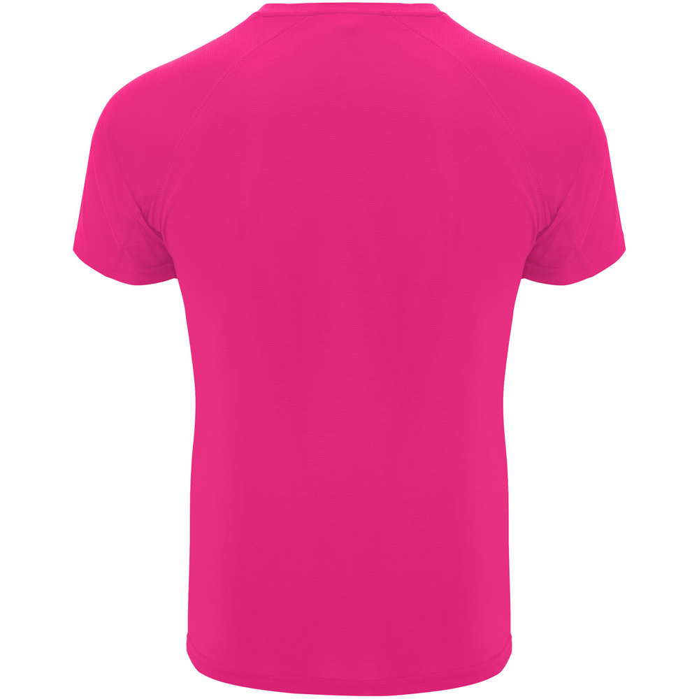 Bahrain 135 g/m² kortærmet sports t-shirt til børn i farven Fluor rosa