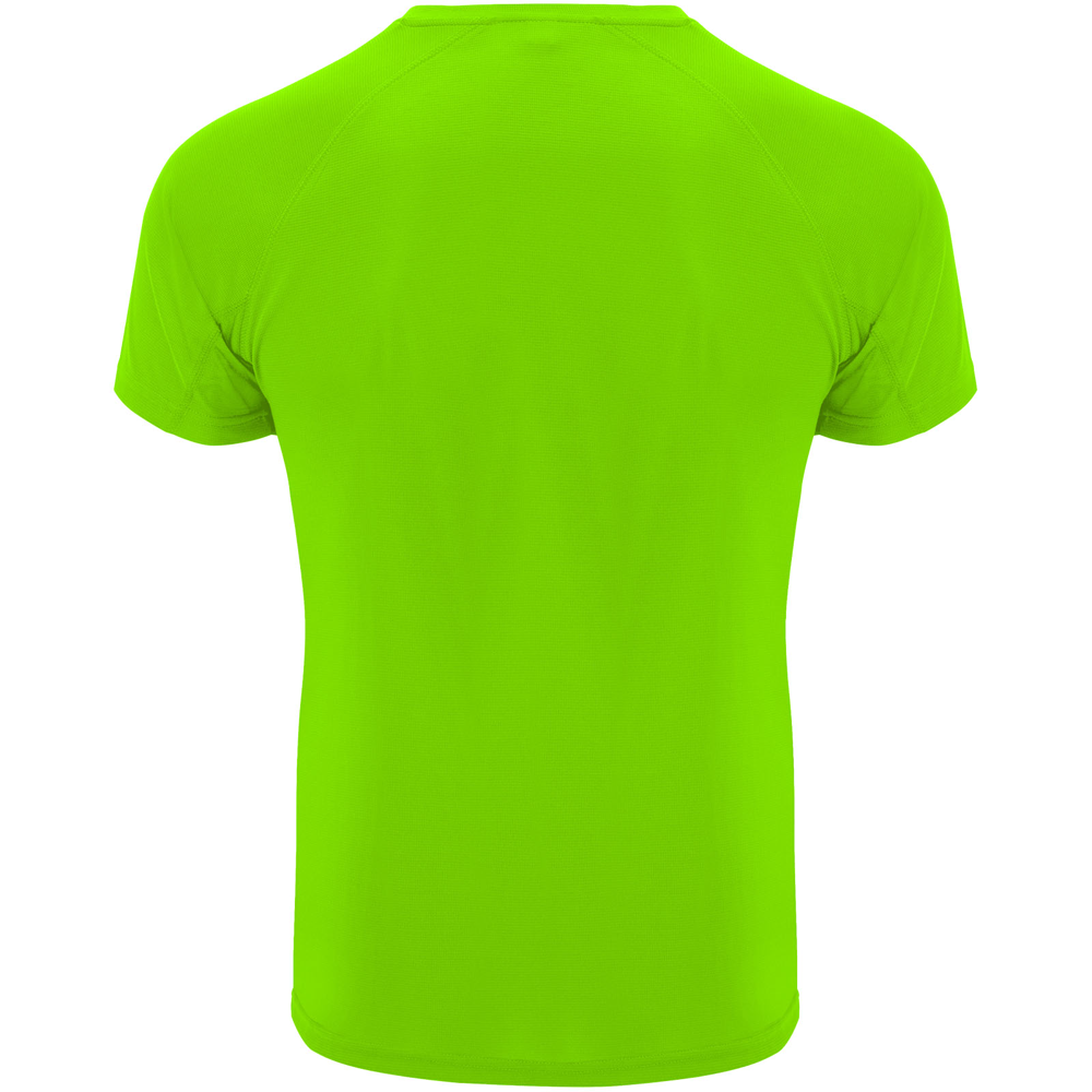 Bahrain 135 g/m² kortærmet sports t-shirt til børn i farven Fluorgrøn