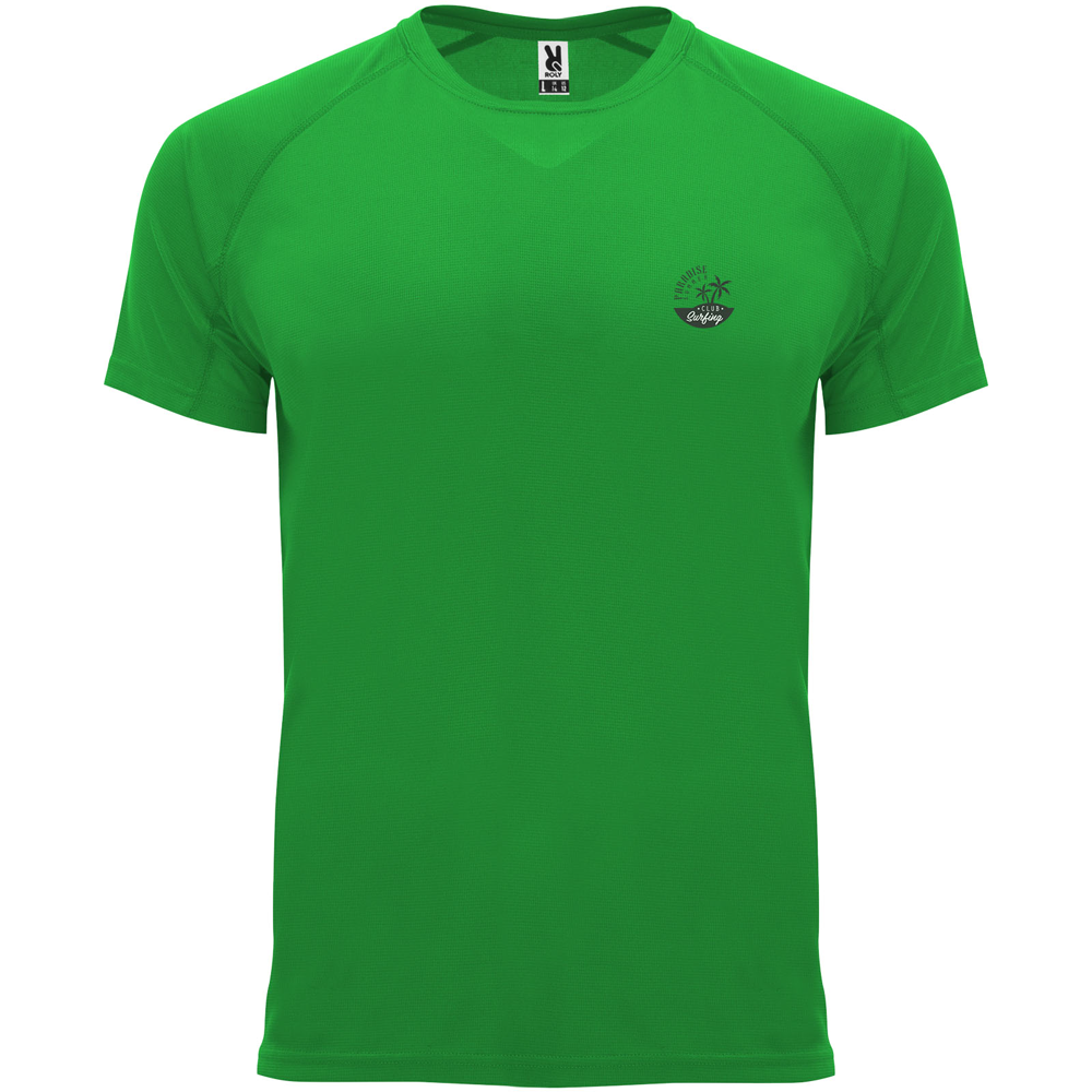 Bahrain 135 g/m² kortærmet sports t-shirt til børn i farven Bregne grøn