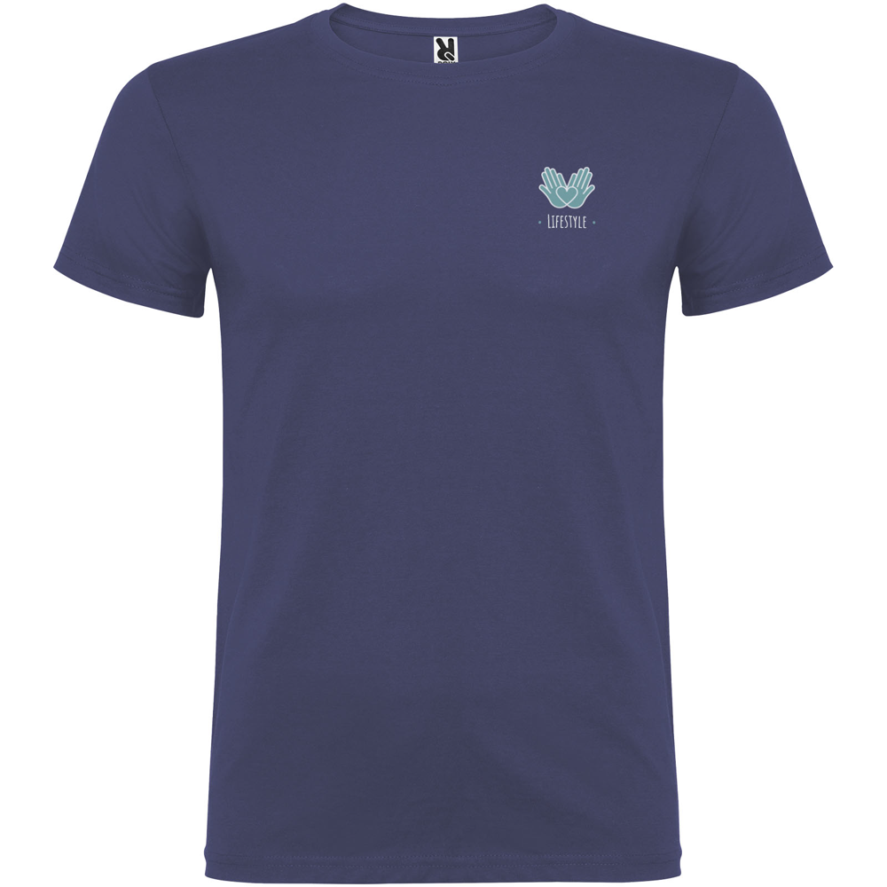 Beagle 155 g/m² kortærmet t-shirt til børn i farven Denimblå