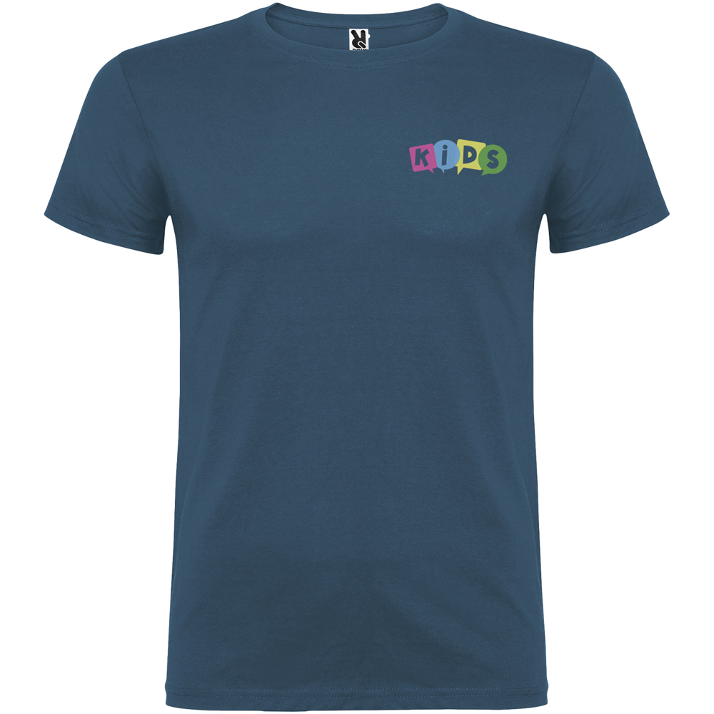 Beagle 155 g/m² kortærmet t-shirt til børn i farven Måneskin blå