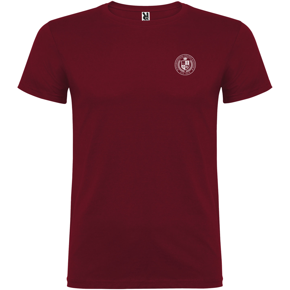 Beagle 155 g/m² kortærmet t-shirt til børn i farven Granat