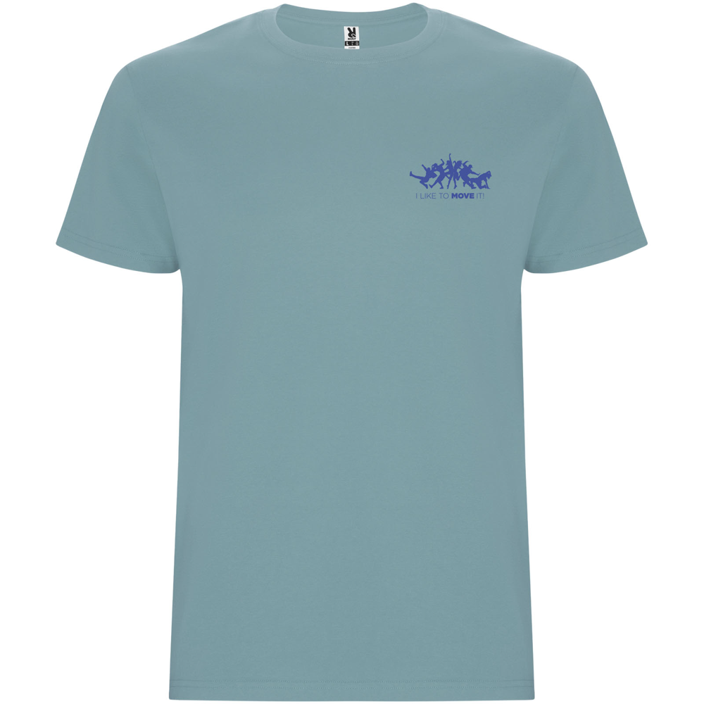 Stafford 190 g/m² kortærmet t-shirt til børn i farven Støvblå