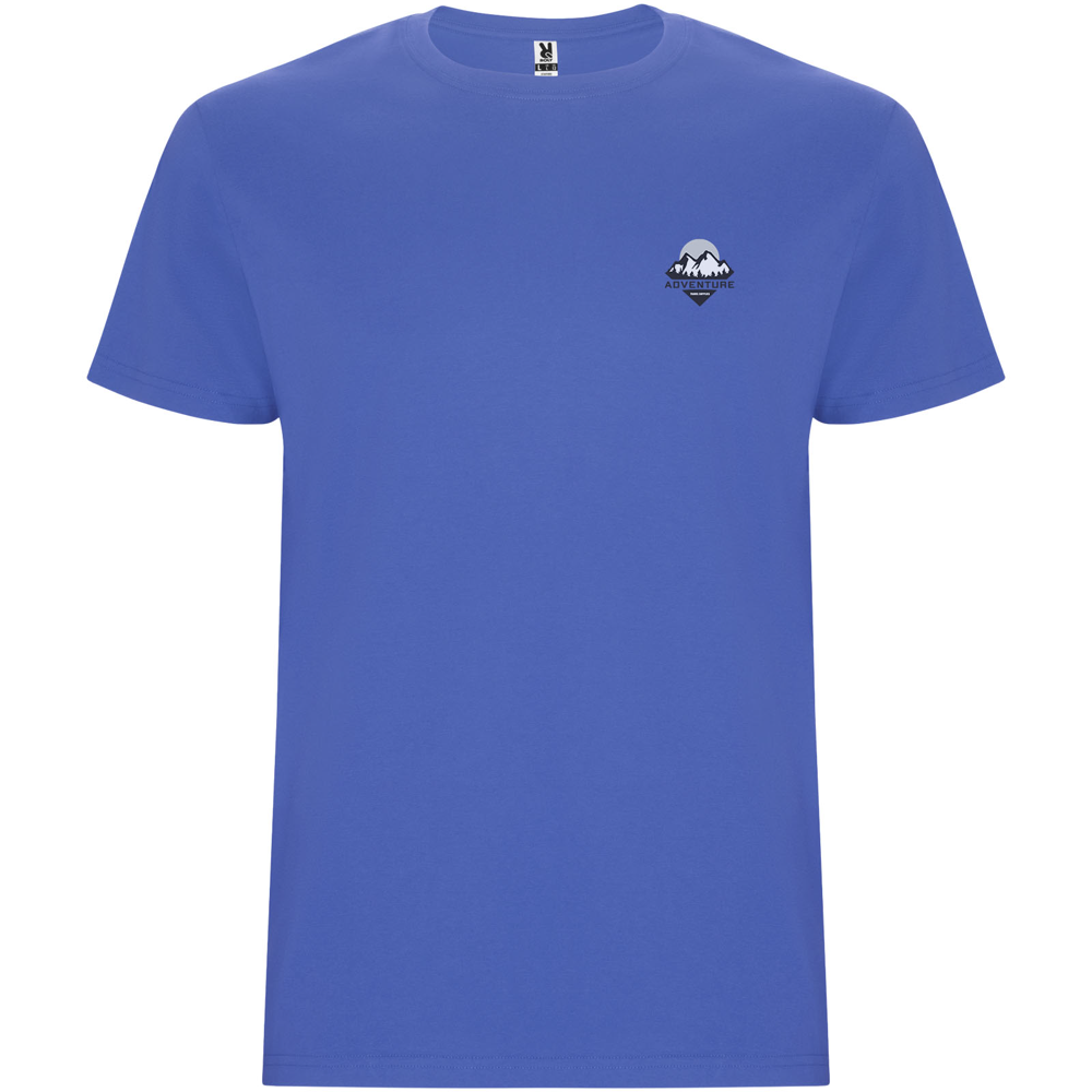 Stafford 190 g/m² kortærmet t-shirt til børn i farven Riviera blå