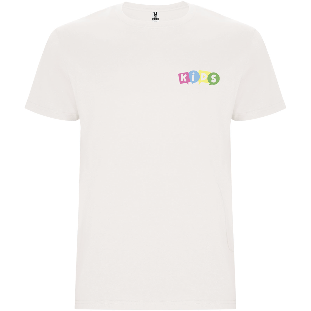 Stafford 190 g/m² kortærmet t-shirt til børn i farven Vintage hvid