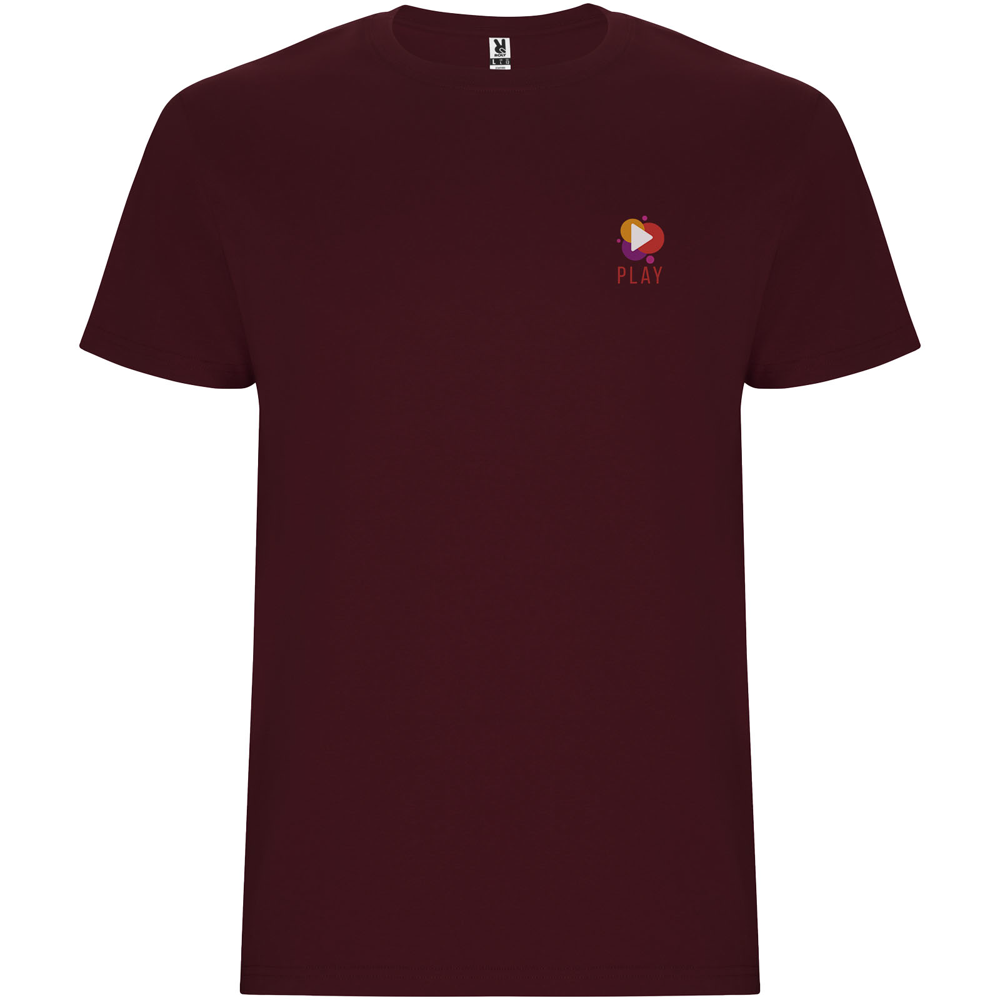 Stafford 190 g/m² kortærmet t-shirt til børn i farven Granat