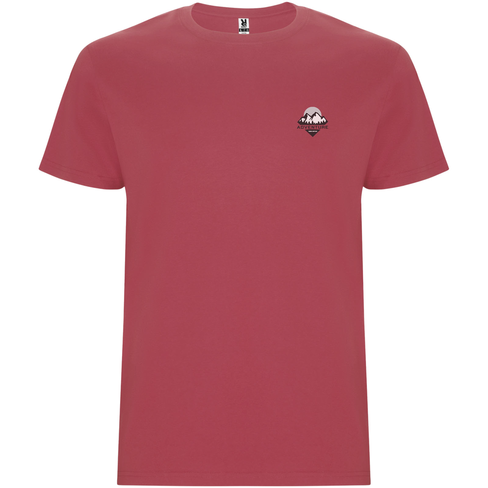 Stafford 190 g/m² kortærmet t-shirt til børn i farven Krysantemum rød