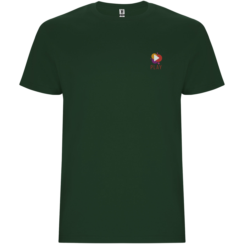 Stafford 190 g/m² kortærmet t-shirt til børn i farven Flaskegrøn