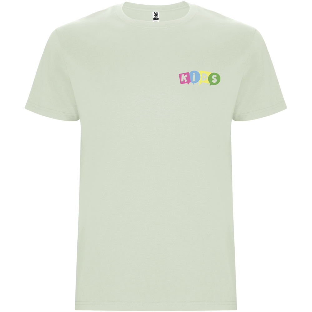 Stafford 190 g/m² kortærmet t-shirt til børn i farven Tågegrøn