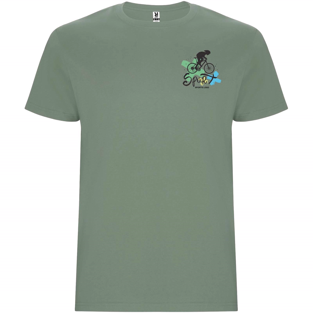 Stafford 190 g/m² kortærmet t-shirt til børn i farven Laurbærgrøn