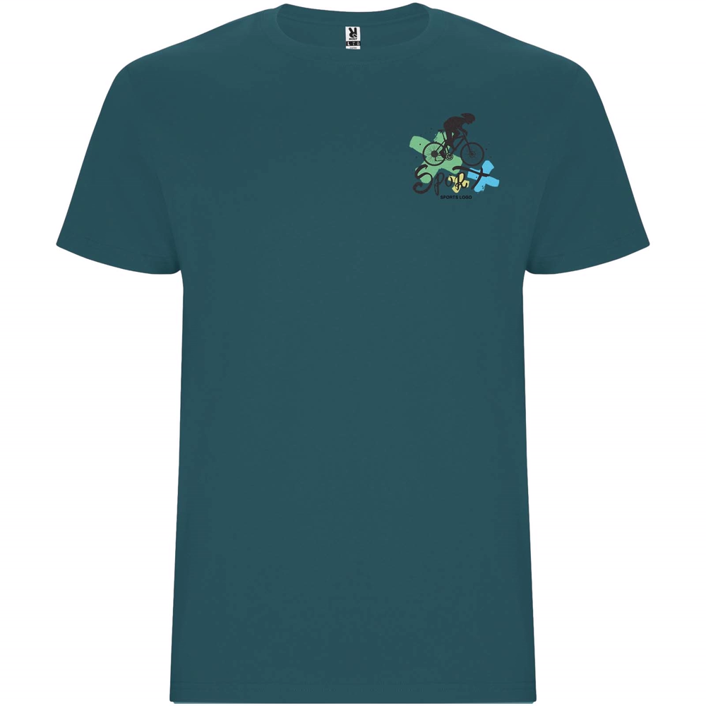 Stafford 190 g/m² kortærmet t-shirt til børn i farven Sø blå