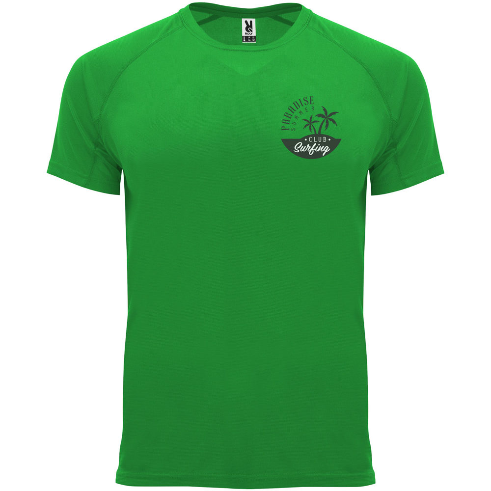 Bahrain 135 g/m² kortærmet sports t-shirt til mænd i farven Bregne grøn