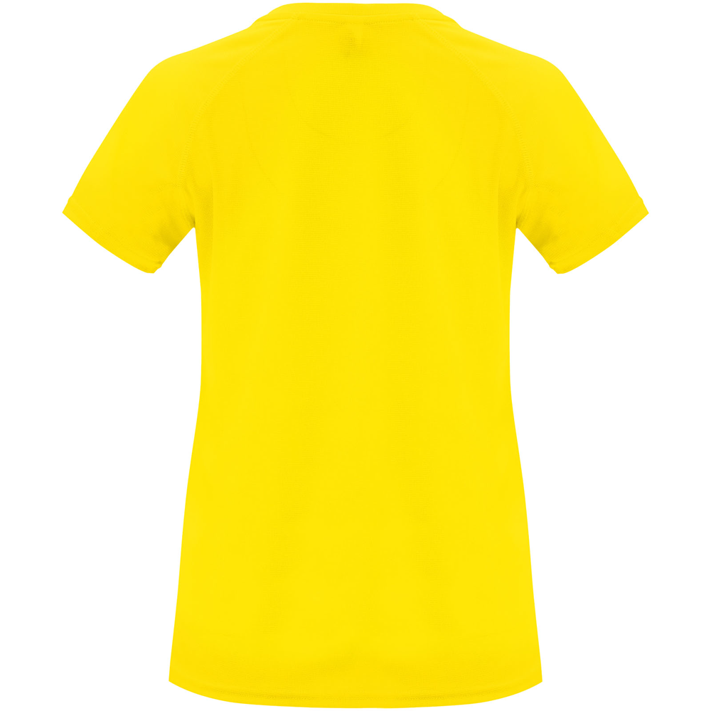 Bahrain 135 g/m² kortærmet sports t-shirt til kvinder i farven Gul