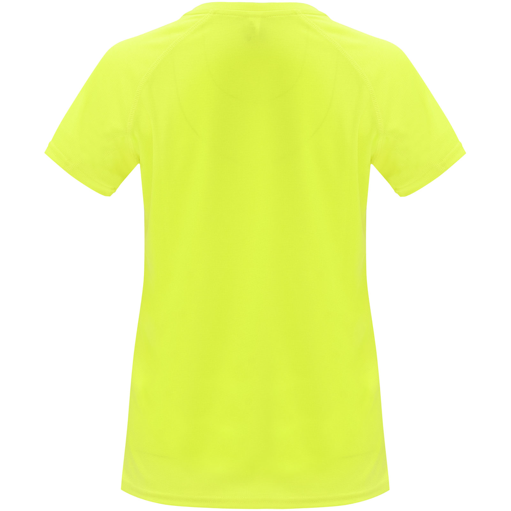 Bahrain 135 g/m² kortærmet sports t-shirt til kvinder i farven Fluorgul