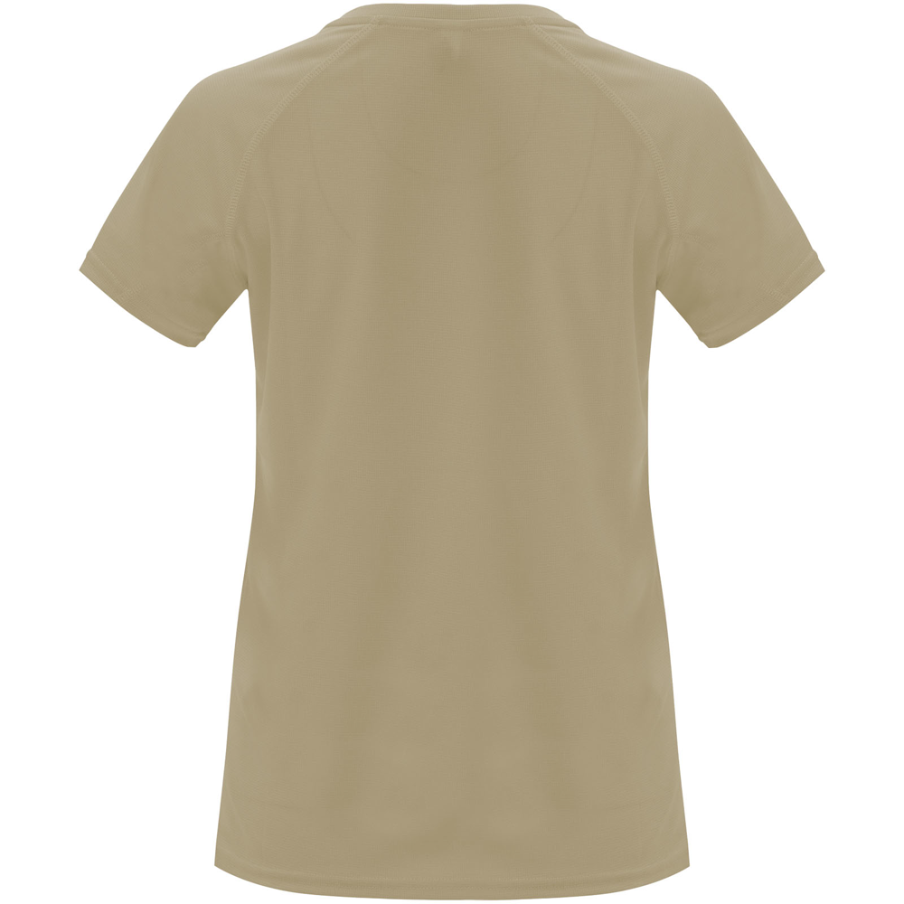 Bahrain 135 g/m² kortærmet sports t-shirt til kvinder i farven Mørk sand
