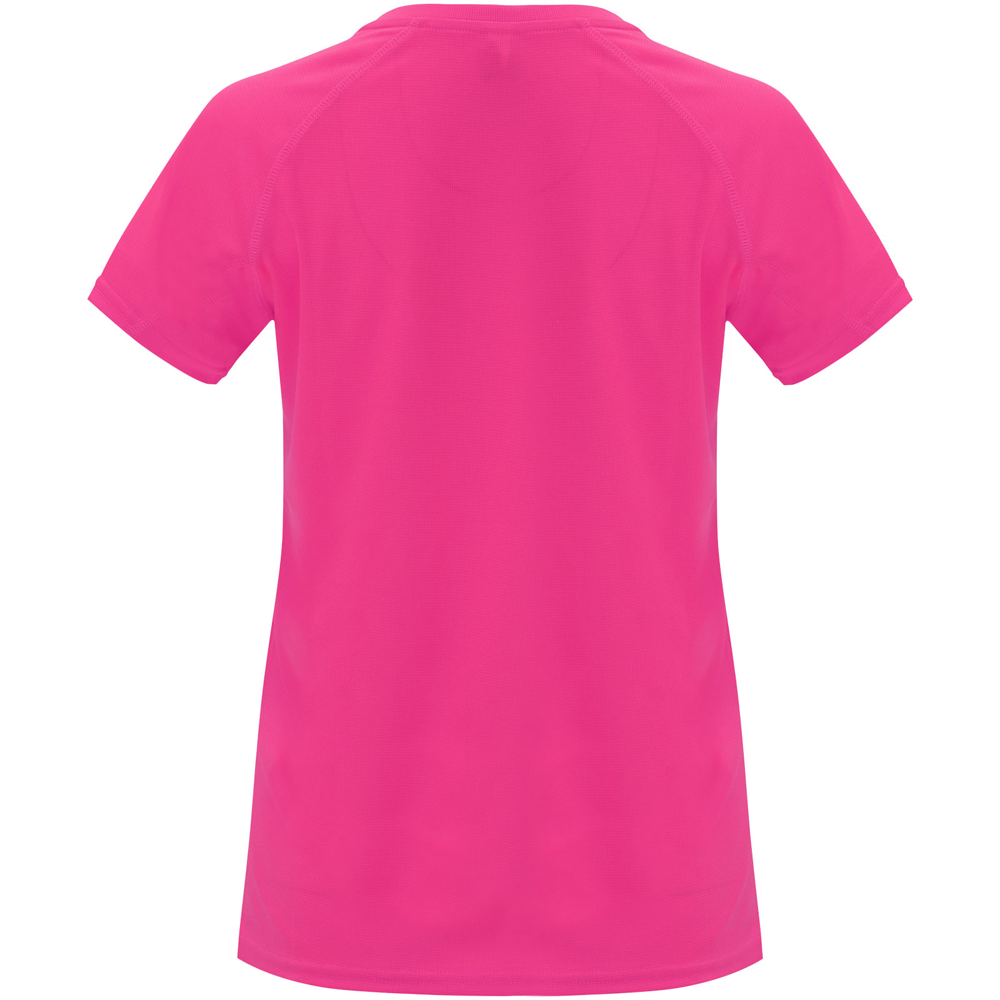 Bahrain 135 g/m² kortærmet sports t-shirt til kvinder i farven Fluor rosa