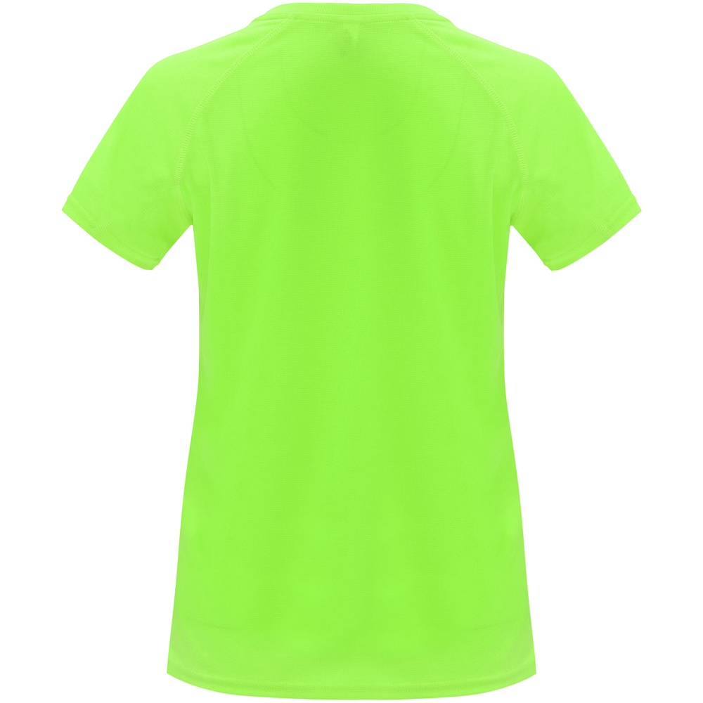 Bahrain 135 g/m² kortærmet sports t-shirt til kvinder i farven Fluorgrøn