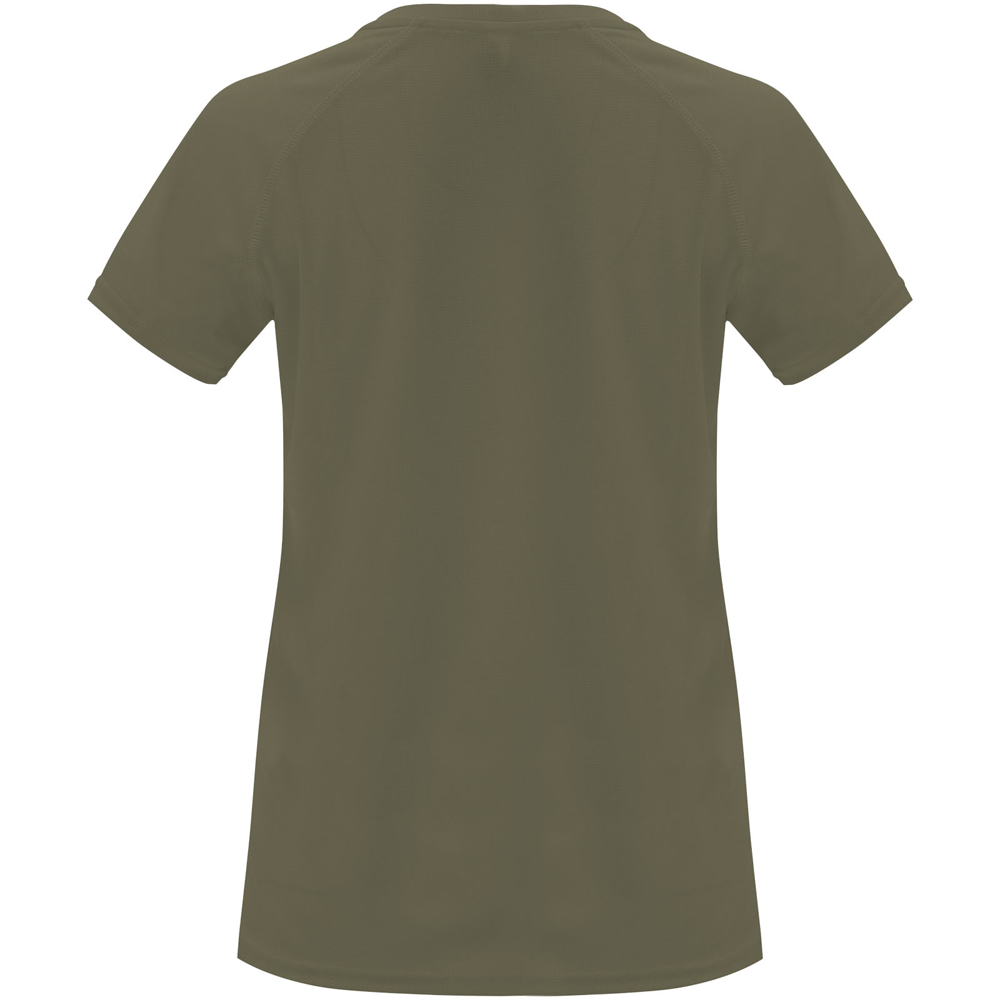 Bahrain 135 g/m² kortærmet sports t-shirt til kvinder i farven Militærgrøn
