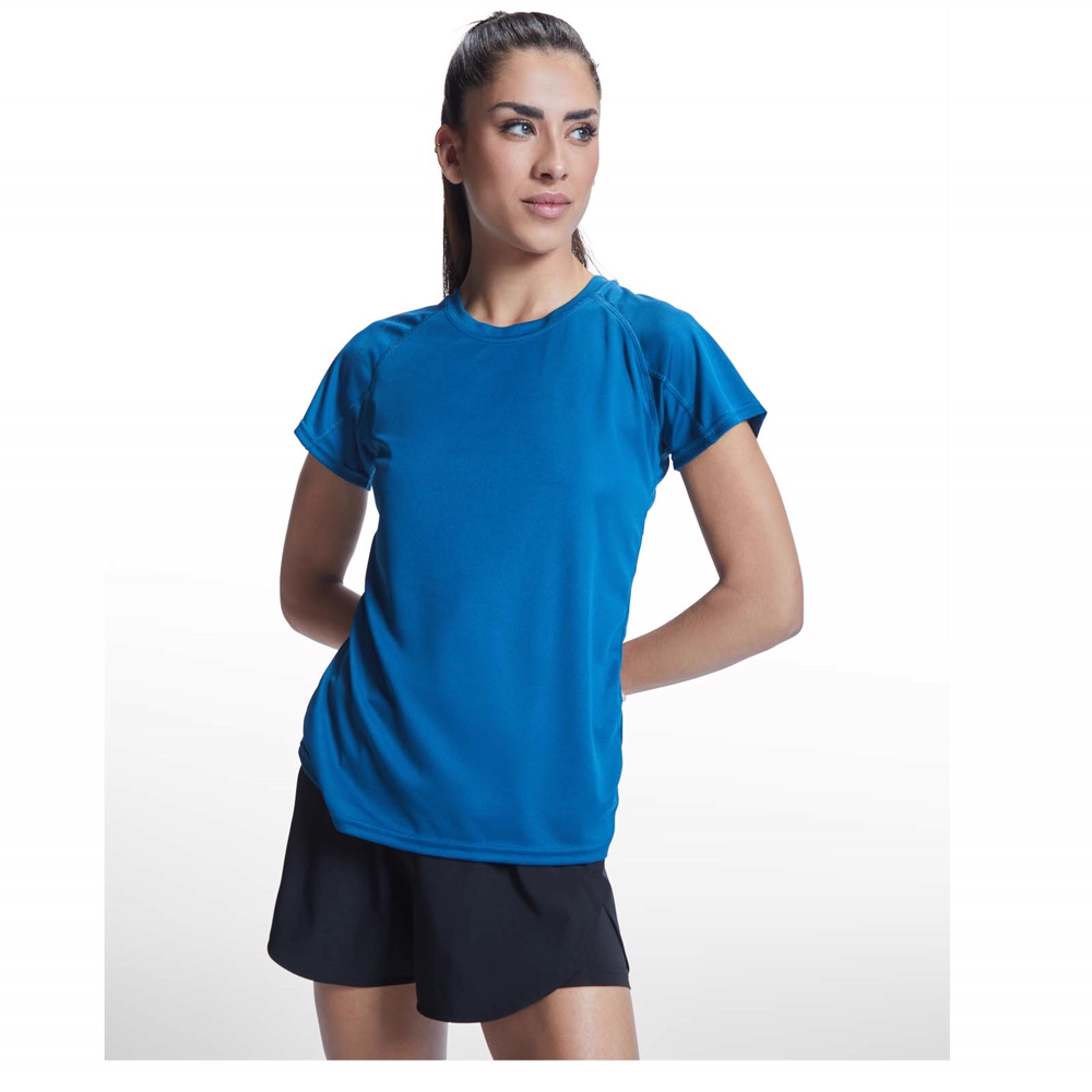 Bahrain 135 g/m² kortærmet sports t-shirt til kvinder i farven Grå