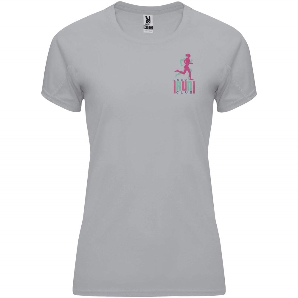 Bahrain 135 g/m² kortærmet sports t-shirt til kvinder i farven Grå