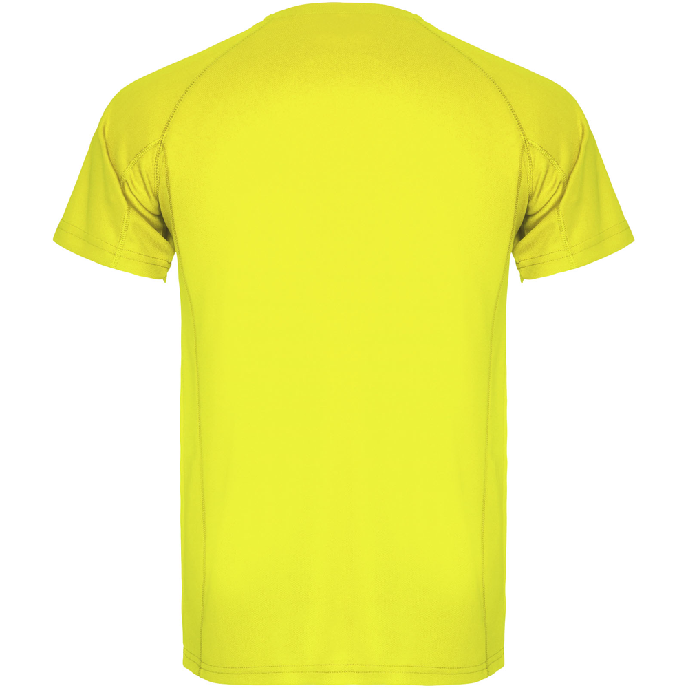 Montecarlo 150 g/m² kortærmet sport t-shirt til mænd i farven Fluorgul