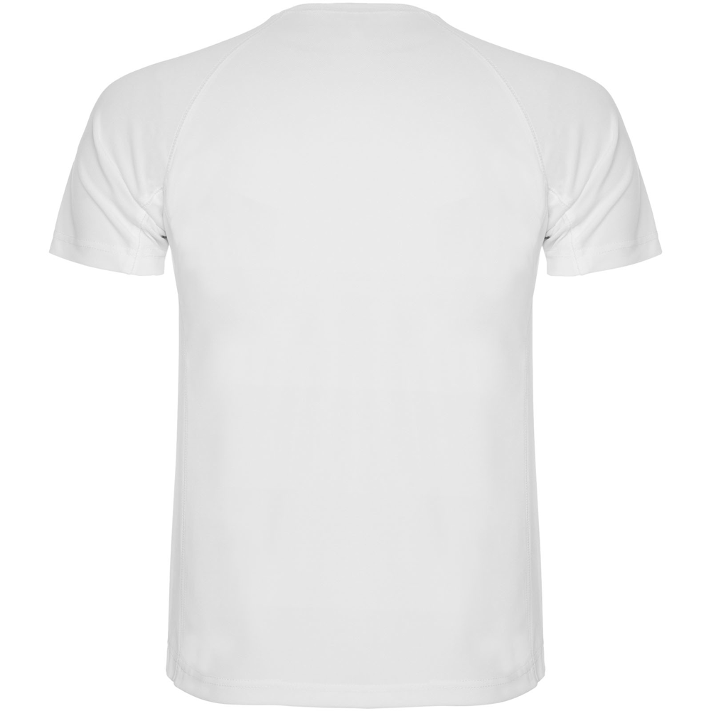 Montecarlo 150 g/m² kortærmet sport t-shirt til mænd i farven Hvid
