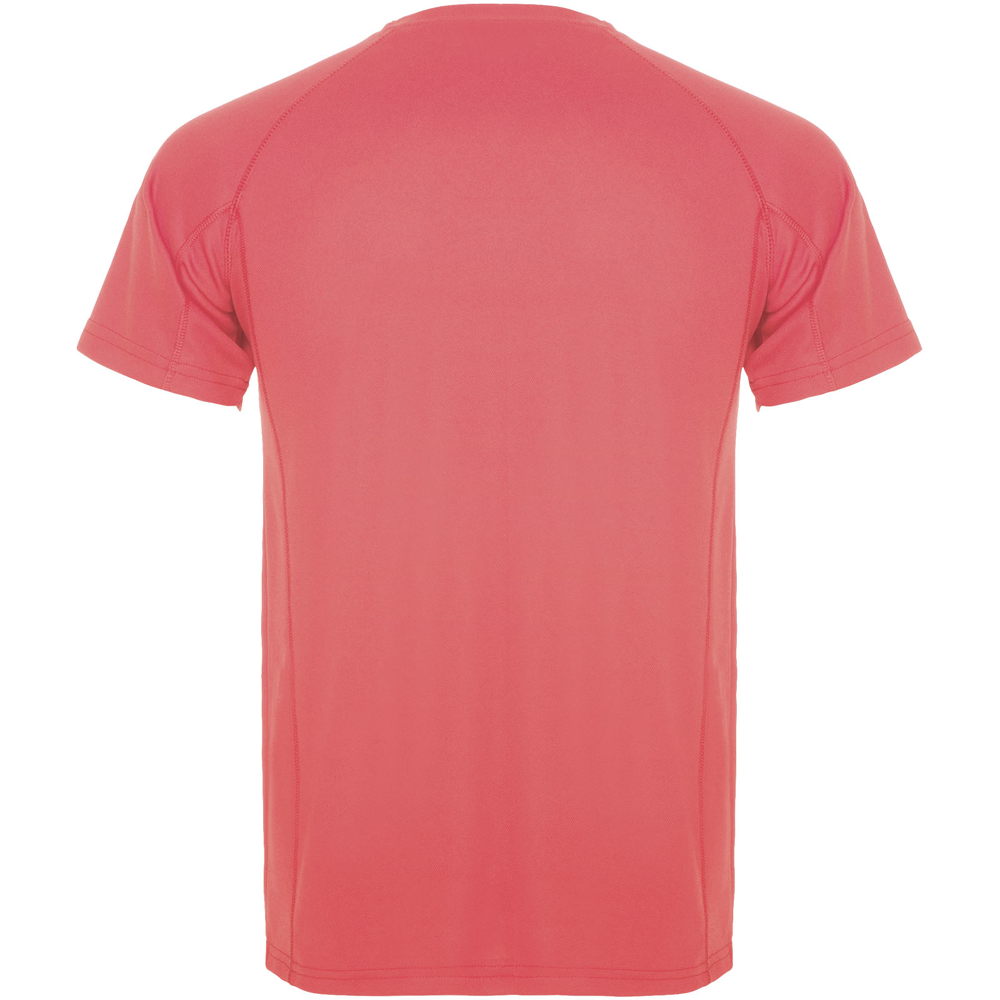 Montecarlo 150 g/m² kortærmet sport t-shirt til mænd i farven Fluorkoral