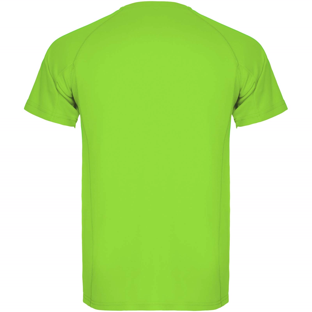 Montecarlo 150 g/m² kortærmet sport t-shirt til mænd i farven Limefarvet