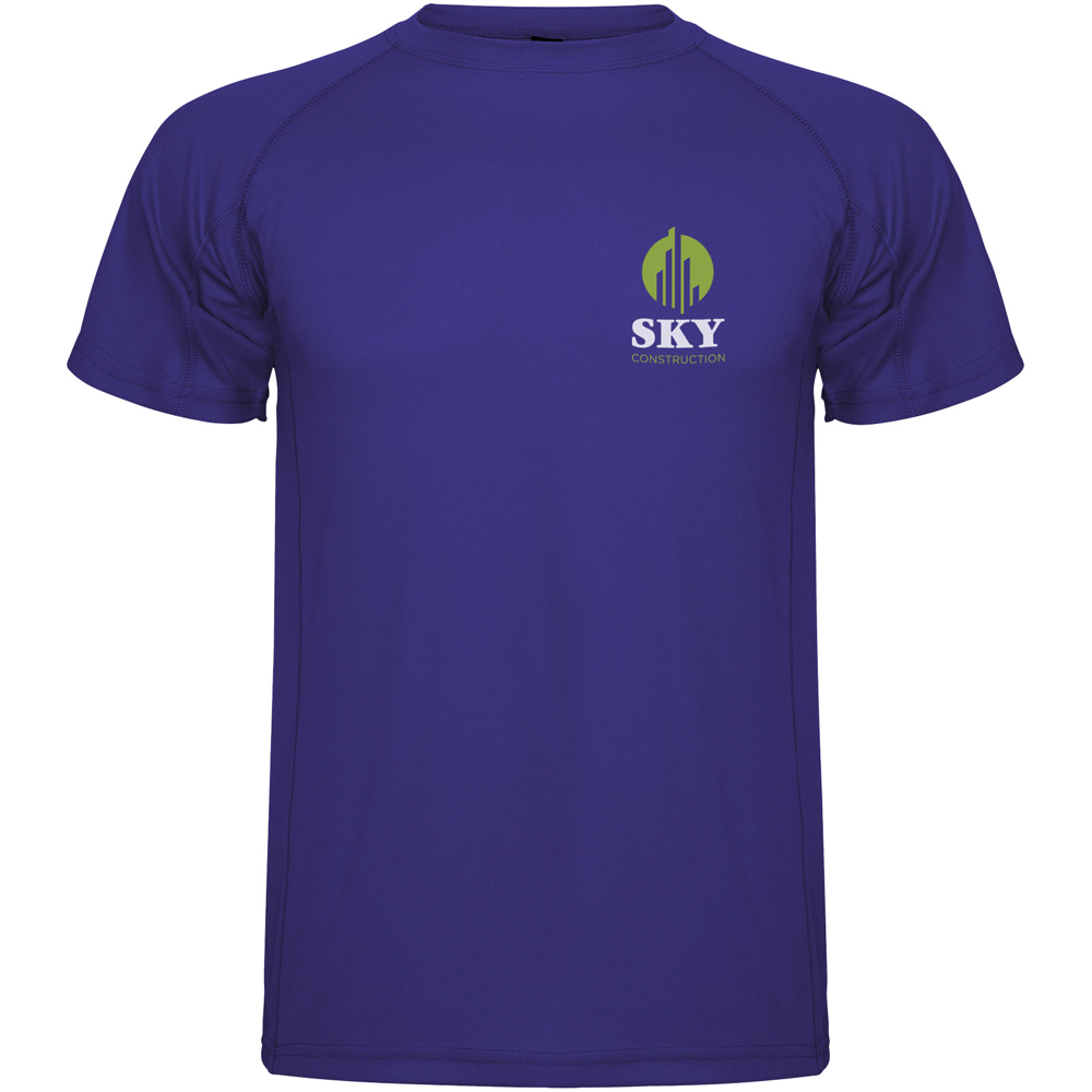 Montecarlo 150 g/m² kortærmet sport t-shirt til mænd i farven Mauve