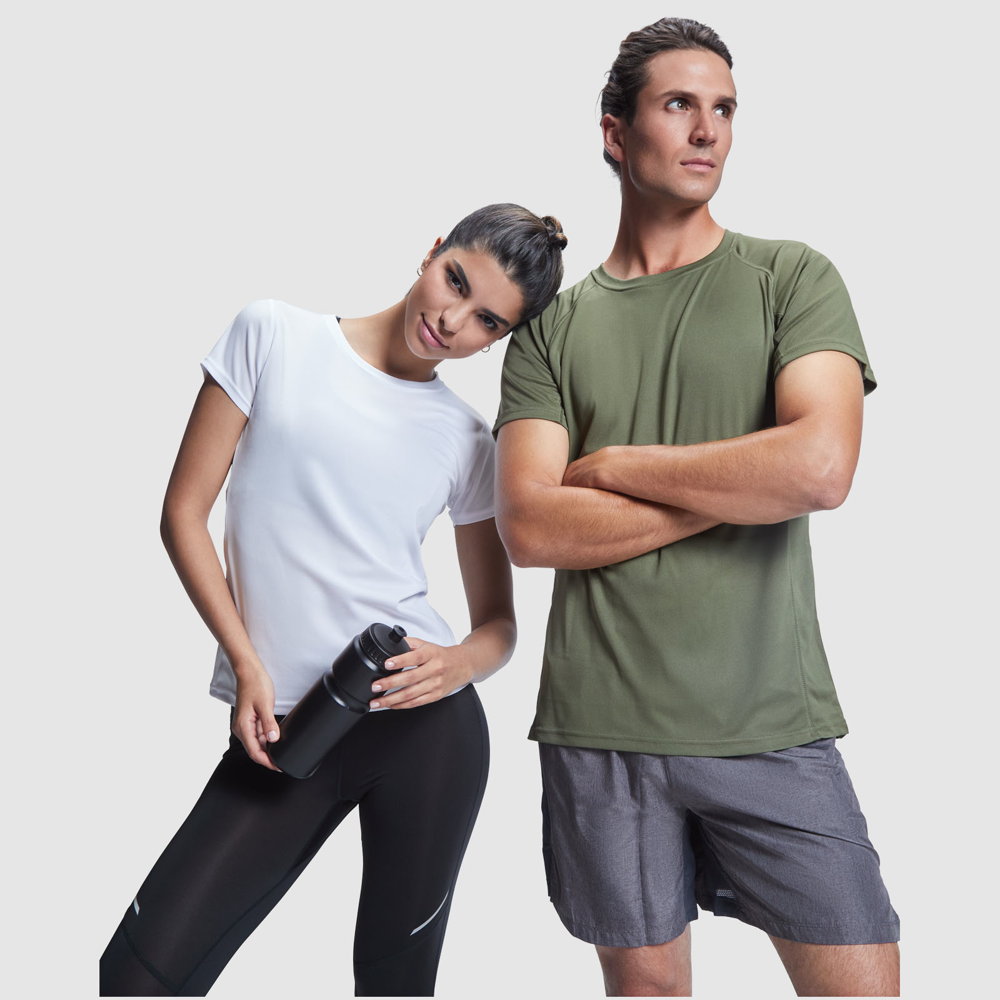 Montecarlo 150 g/m² kortærmet sport t-shirt til mænd i farven Fluor orange