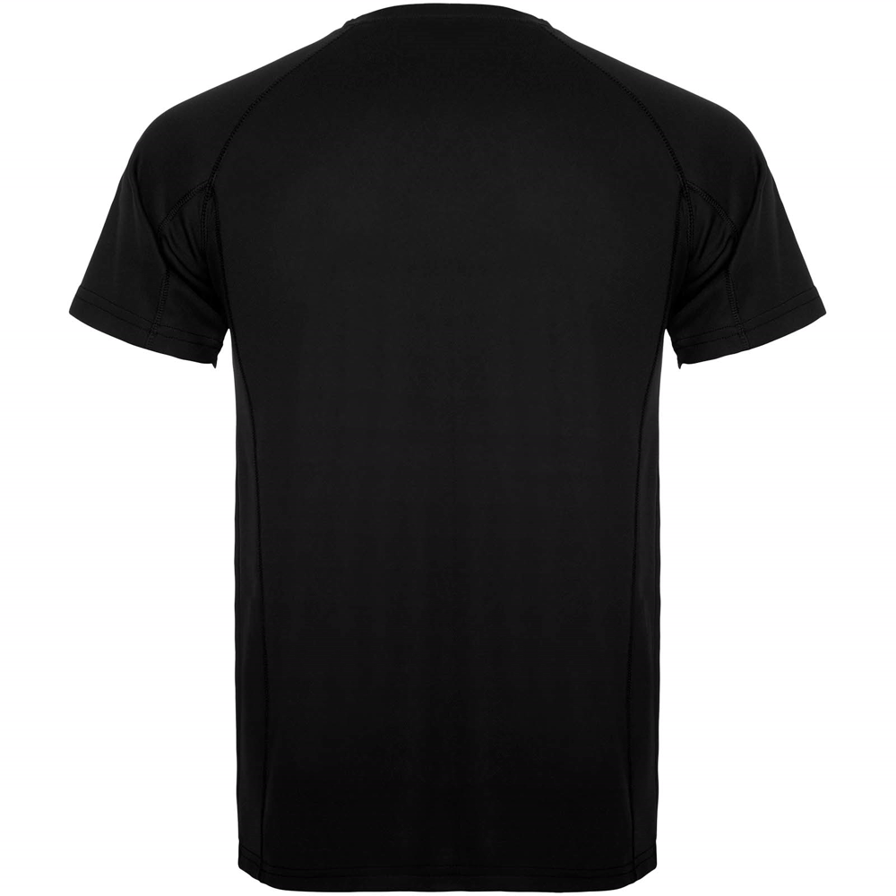 Montecarlo 150 g/m² kortærmet sport t-shirt til mænd i farven Ensfarvet sort
