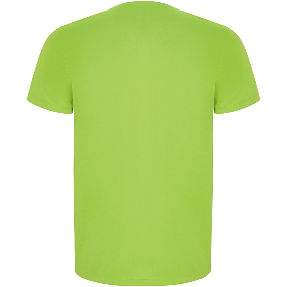 Imola 135 g/m² kortærmet sports t-shirt til mænd i farven Limefarvet