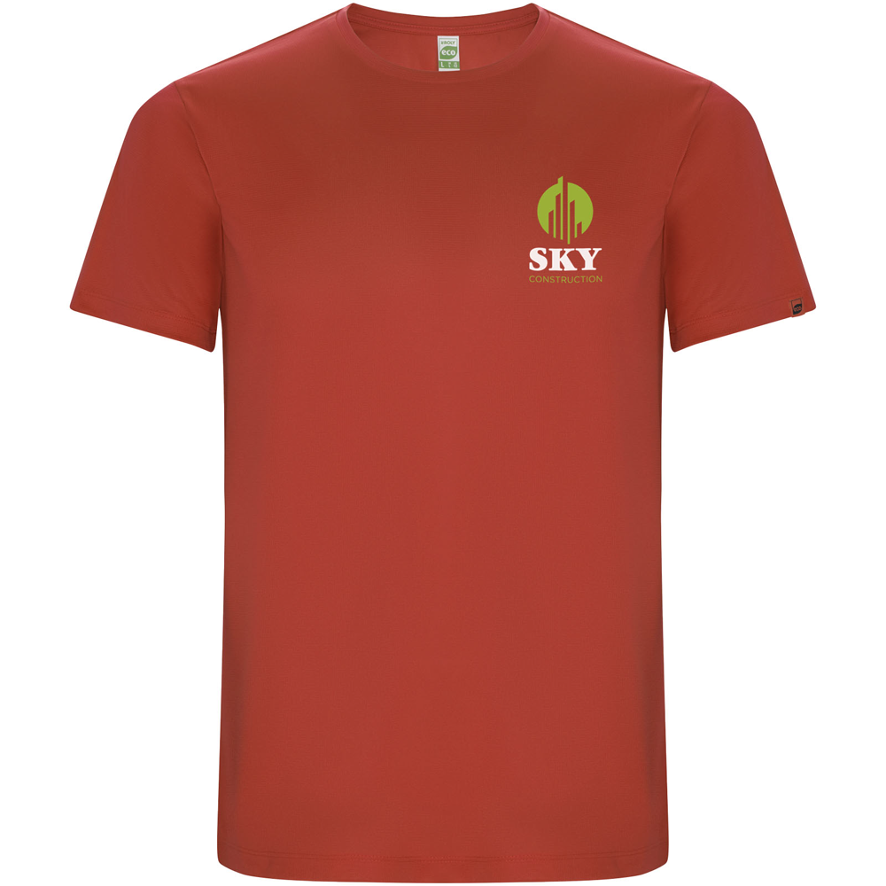 Imola 135 g/m² kortærmet sports t-shirt til mænd i farven Rød