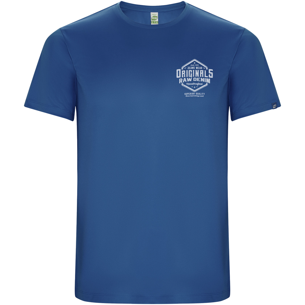 Imola 135 g/m² kortærmet sports t-shirt til mænd i farven Kongeblå