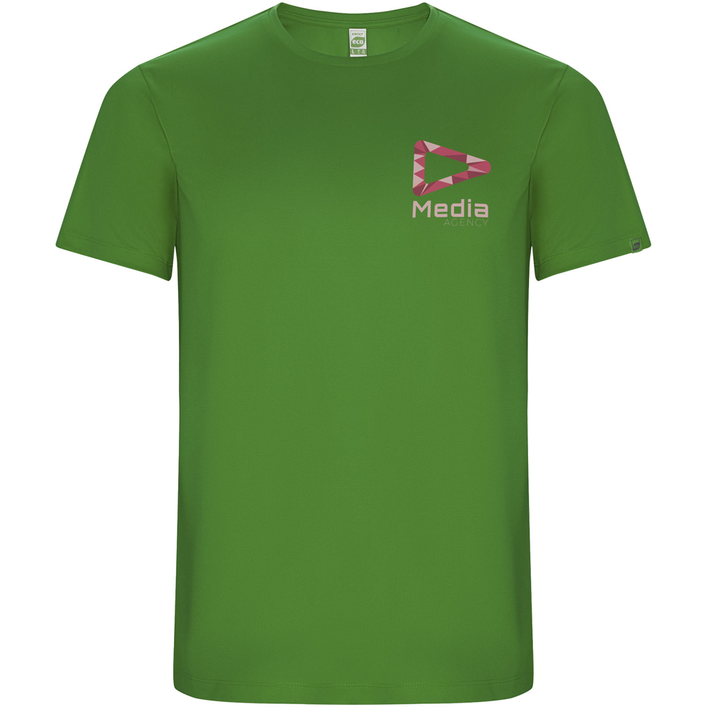 Imola 135 g/m² kortærmet sports t-shirt til mænd i farven Bregne grøn