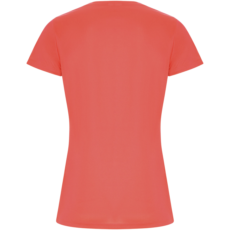 Imola 135 g/m² kortærmet sports t-shirt til kvinder i farven Fluorkoral