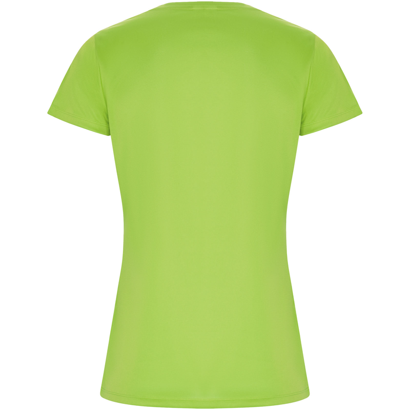 Imola 135 g/m² kortærmet sports t-shirt til kvinder i farven Limefarvet