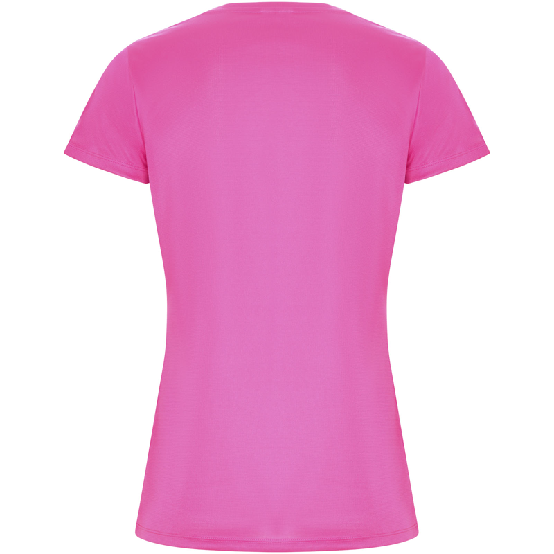 Imola 135 g/m² kortærmet sports t-shirt til kvinder i farven Fluor rosa